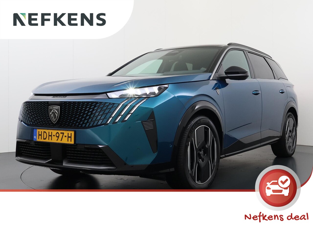 Peugeot e-5008 - GT Avantage 73 kWh Navigatie | Elektrische achterklep | Alcantara bekleding | Rondom zicht - AutoWereld.nl