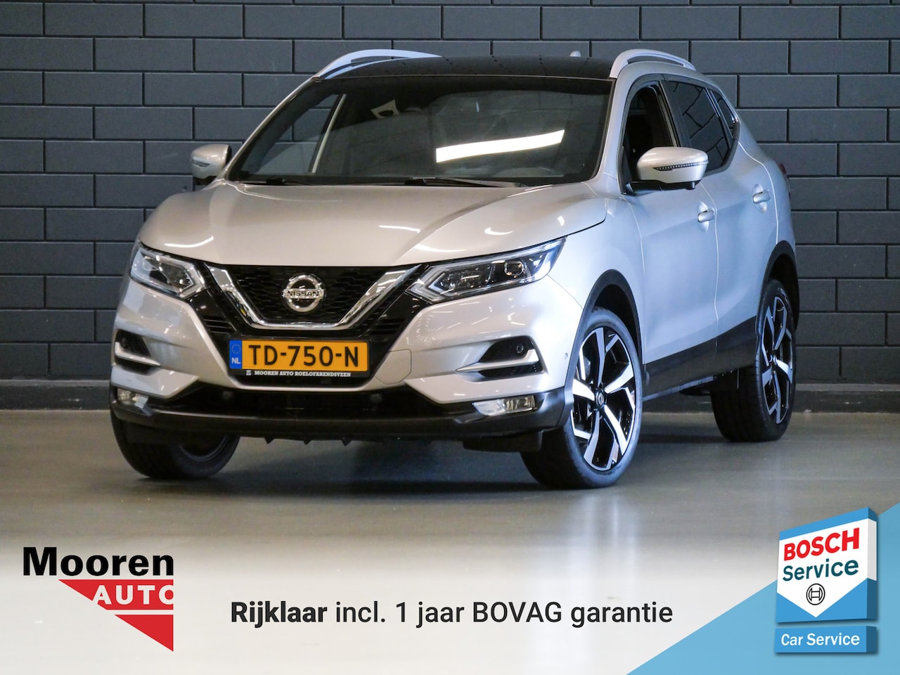 Nissan Qashqai - 1.2 116PK Automaat Tekna + | PANODAK | LEDER | CAMERA | - AutoWereld.nl