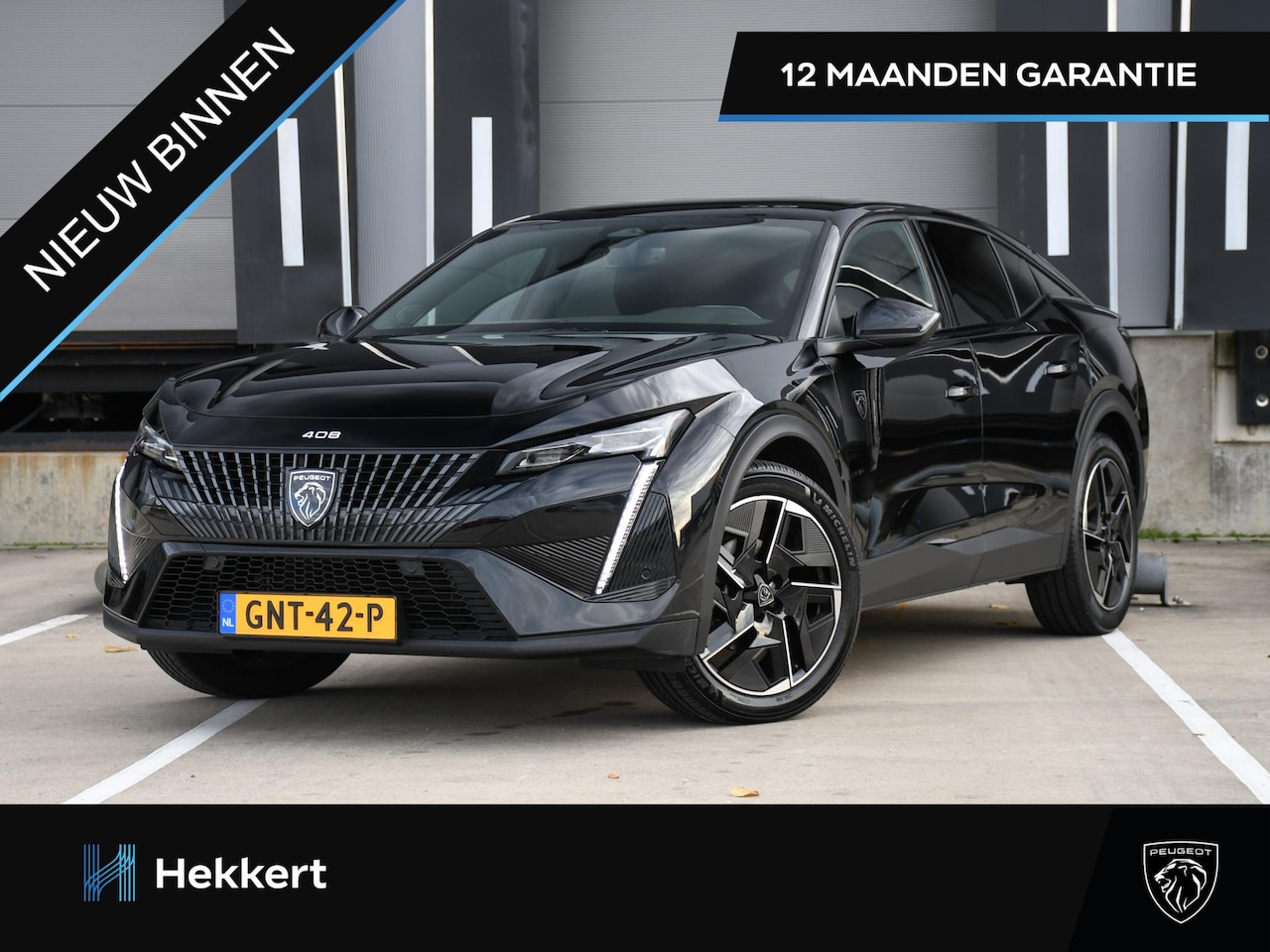 Peugeot 408 - GT 1.2 Hybrid 136pk Automaat 19''LM | ADAPT. CRUISE | PDC + CAM. | NAVI | APPLE-CARPLAY | - AutoWereld.nl