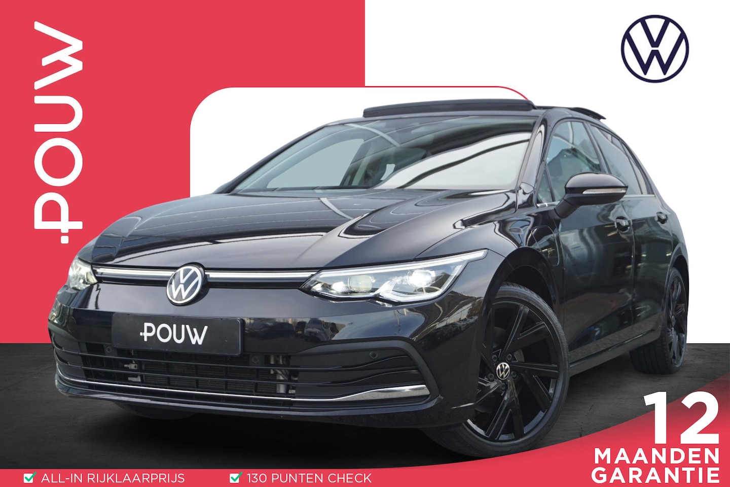 Volkswagen Golf - 1.4 eHybrid 204pk Style | SoH 97% | Panoramadak | Dodehoek Detectie | Elektrische Stoel - AutoWereld.nl