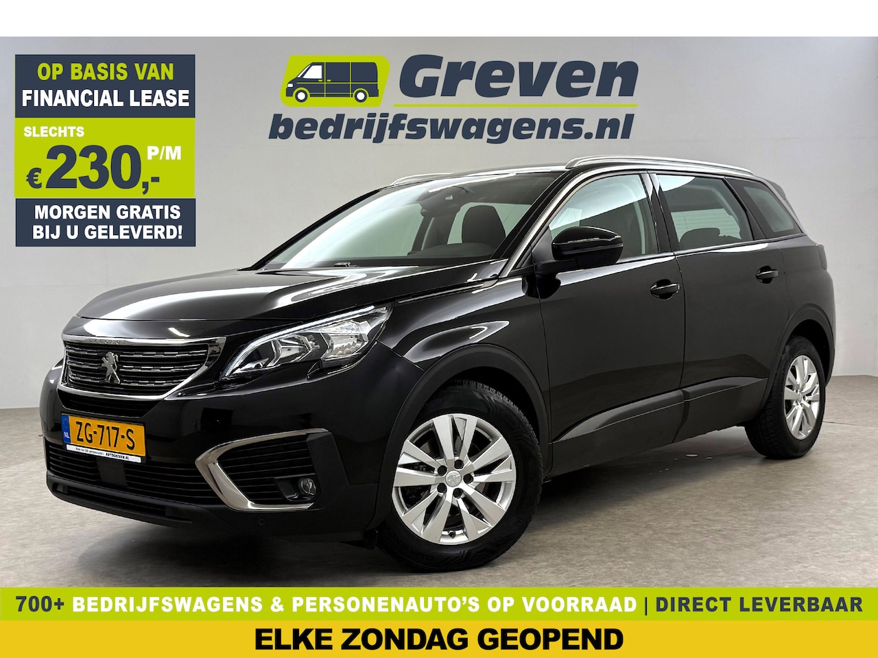Peugeot 5008 - 1.2 PureTech 7p. | 360° Camera | Virtual | Cruise | Navi | Carplay | Parkeersens. | NAP - AutoWereld.nl