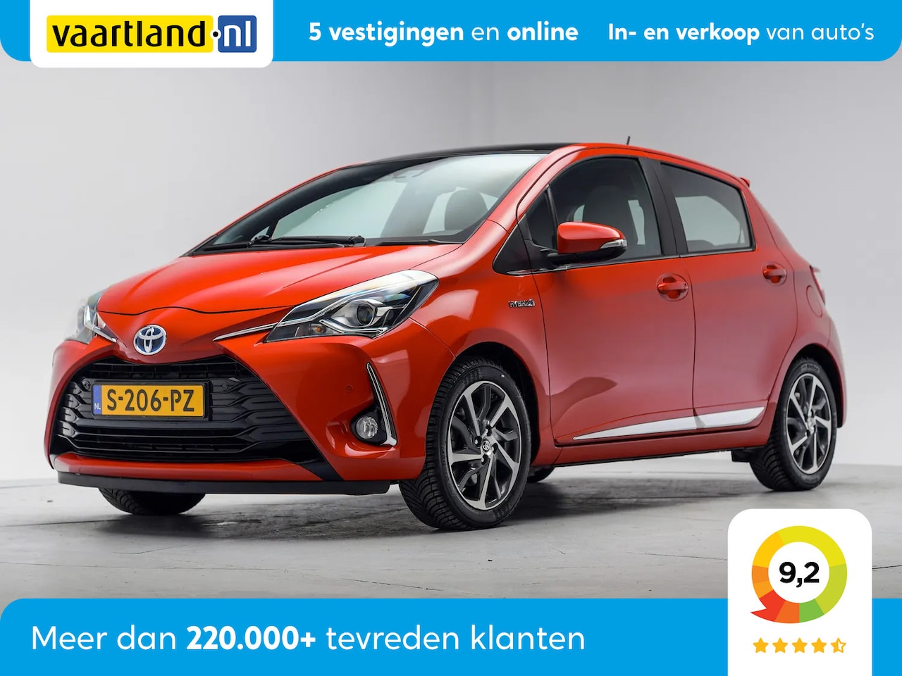 Toyota Yaris - 1.5 Hybrid Premium Aut. [ Navigatie Panoramadak Camera ] - AutoWereld.nl