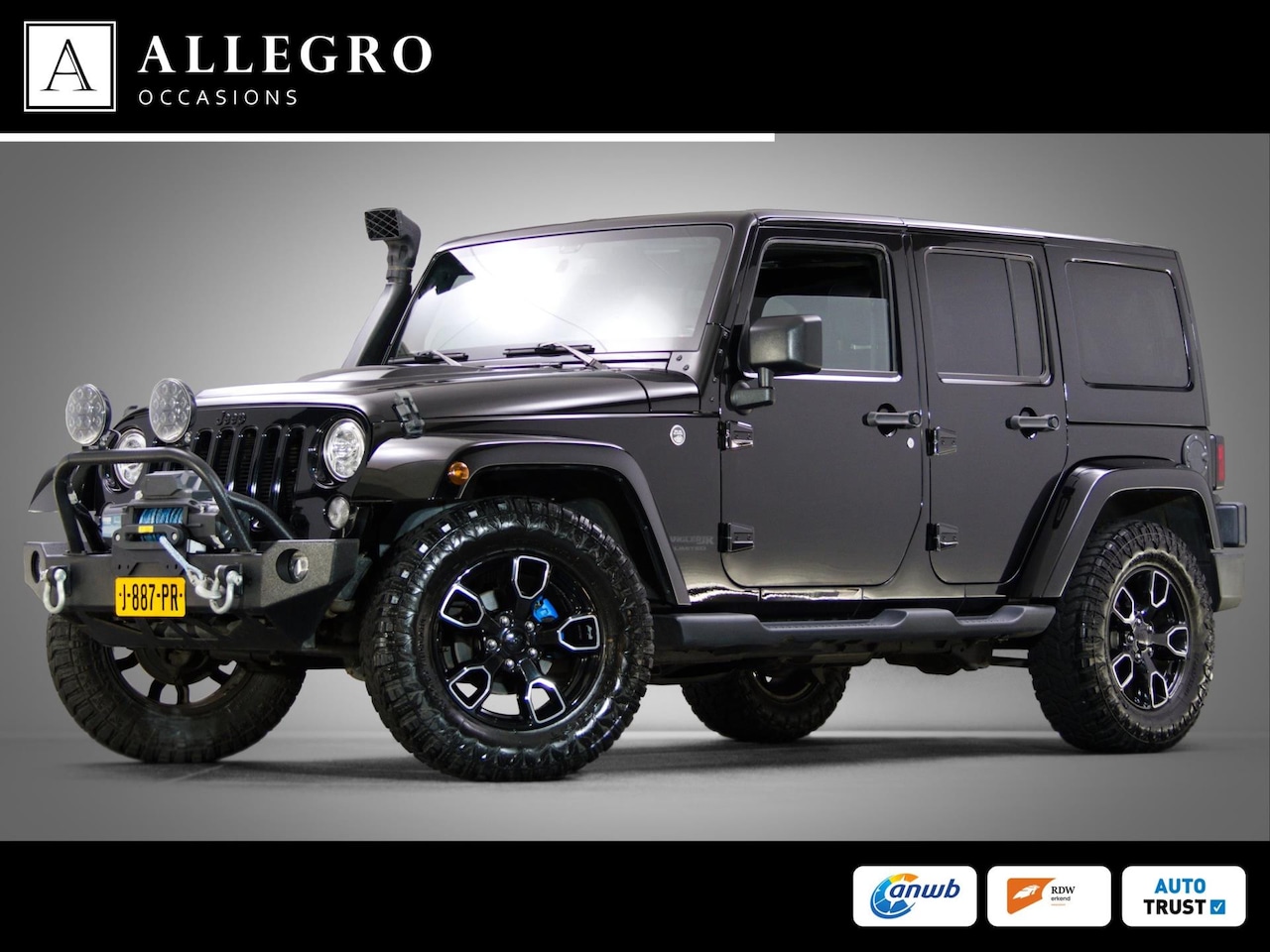 Jeep Wrangler Unlimited - 3.6 Rubicon JK Edition (HARDTOP CABRIO, OFF-ROAD BANDEN, LIER, VISION-Q KOPLAMPEN, STOELVE - AutoWereld.nl