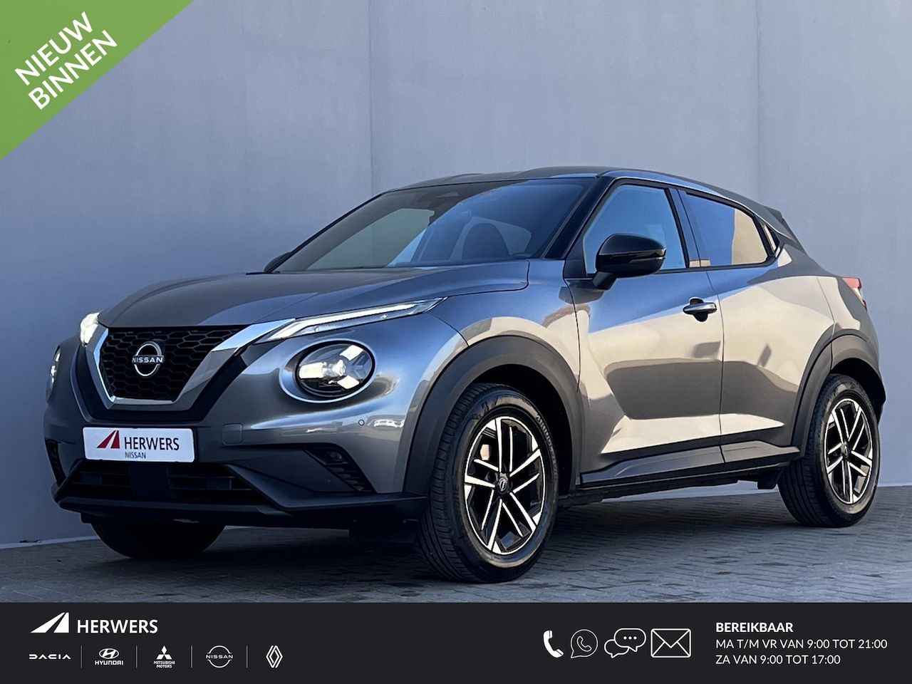 Nissan Juke - 1.0 DIG-T N-Connecta Automaat / Fabrieksgarantie tot 03-2028 ** / 1.250 kg trekgewicht / N - AutoWereld.nl