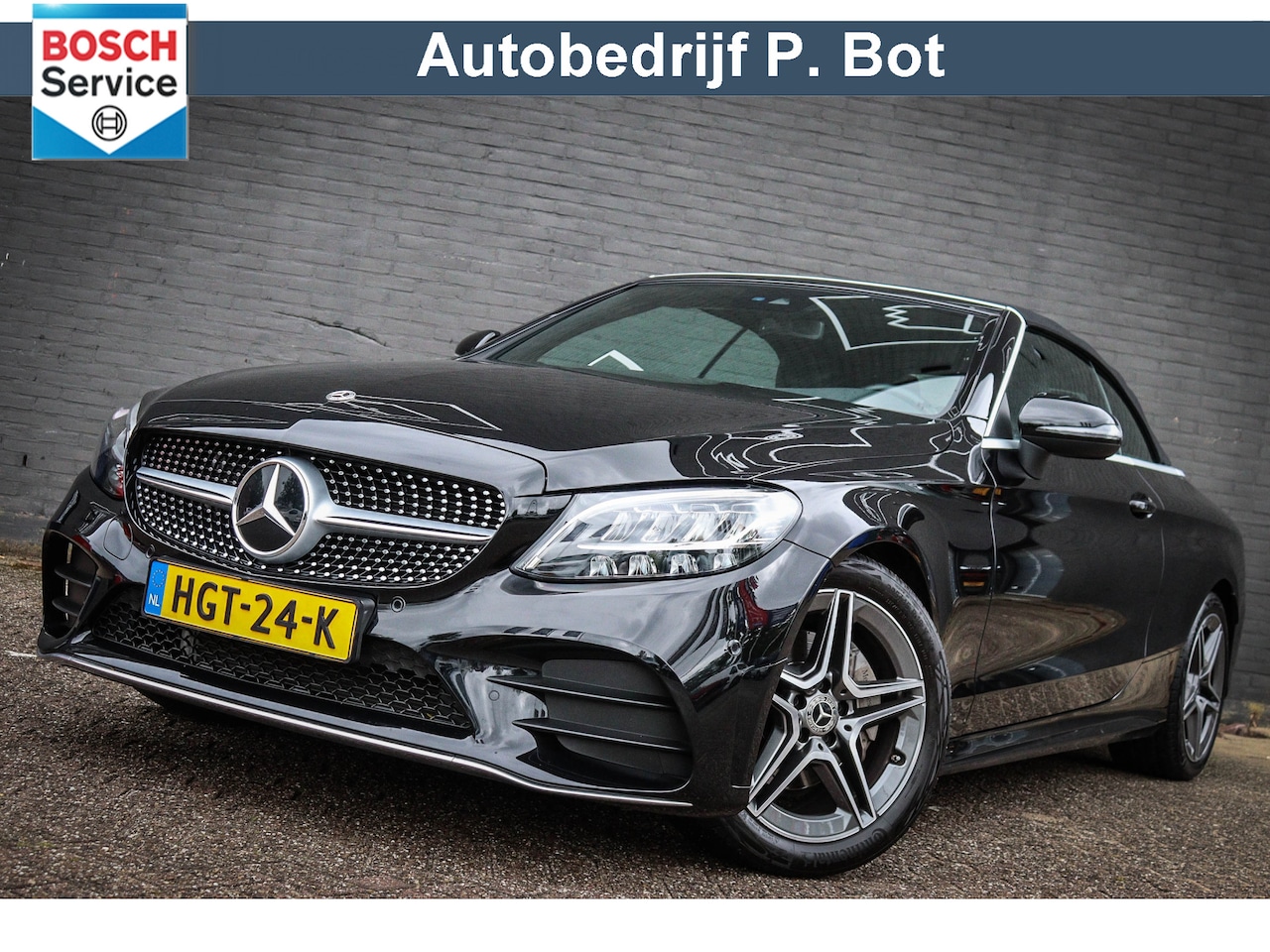 Mercedes-Benz C-klasse Cabrio - 180 AMG Line /Airscarf/Navi/Leder - AutoWereld.nl