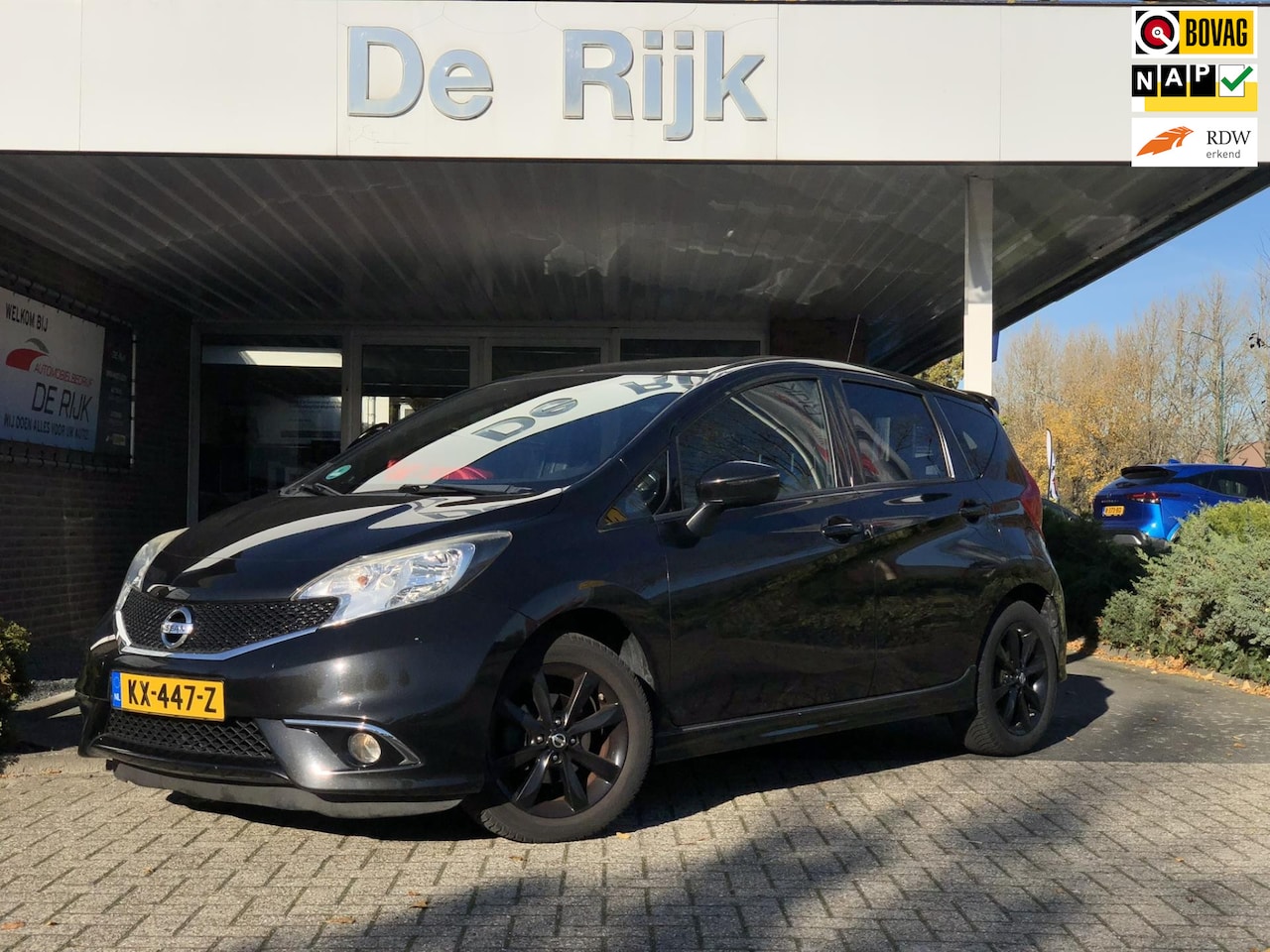 Nissan Note - 1.2 DIG-S Black Edition Automaat | Navi, Cruise, Airco, Afn. Trekhaak, El. Ramen, Radio | - AutoWereld.nl