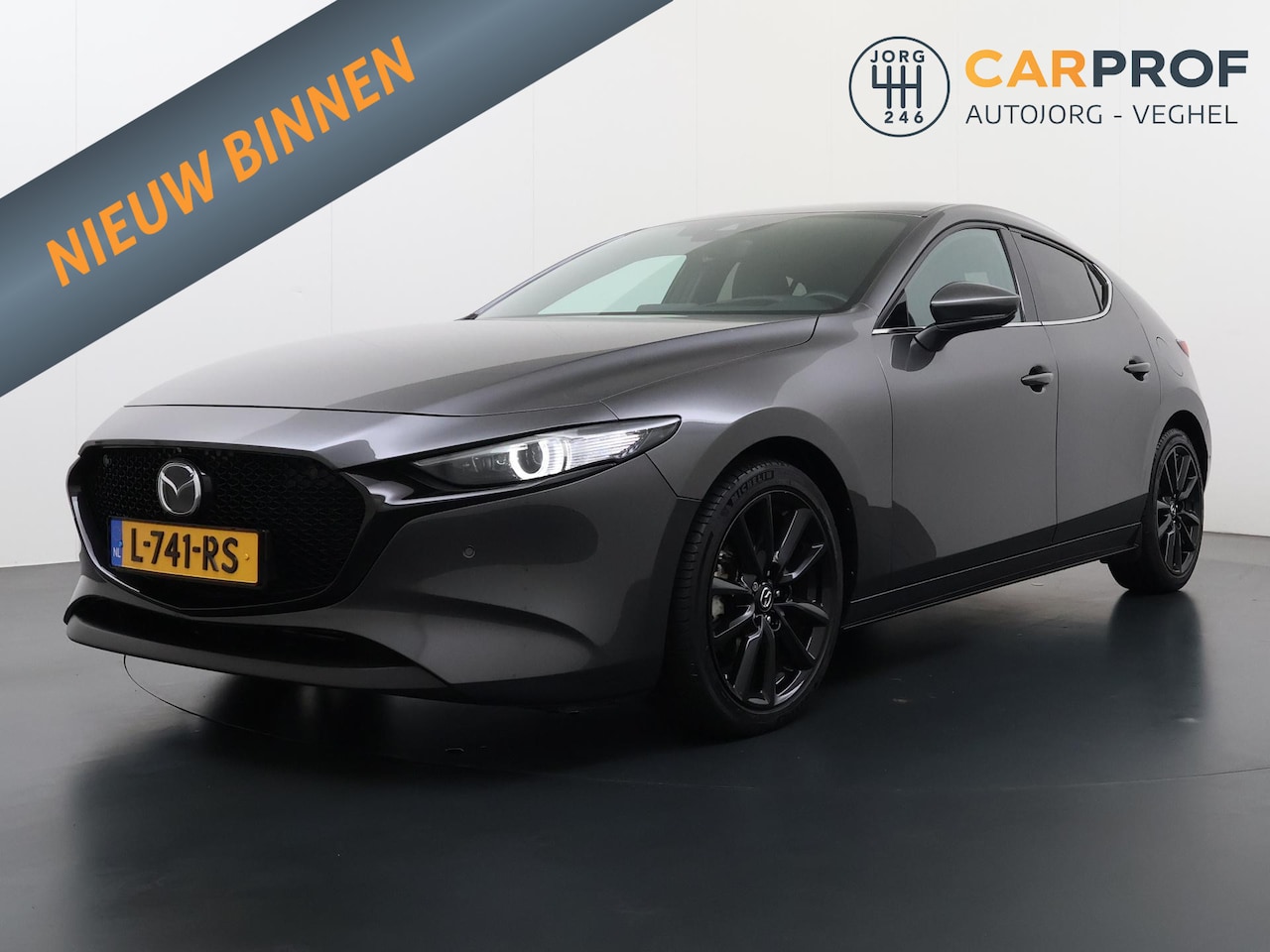 Mazda 3 - 2.0 e-SkyActiv-X M Hybrid 186 Luxury Leder | Bose | 360 camera | - AutoWereld.nl