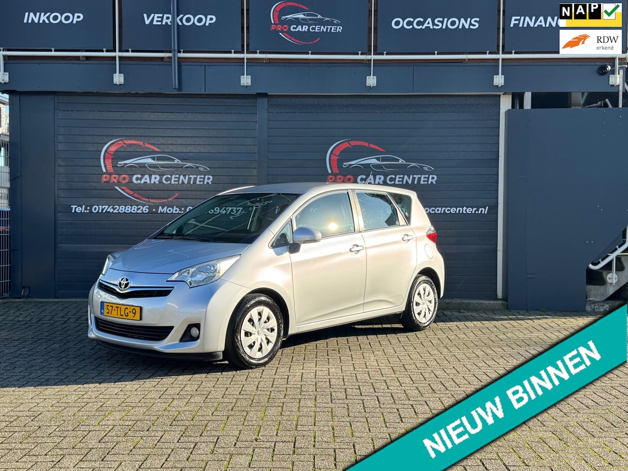Toyota Verso S - 1.3 VVT-i Aspiration CLIMATE|CAM|EL.RAMEN|6BAK|NAP|LMV|APK - AutoWereld.nl
