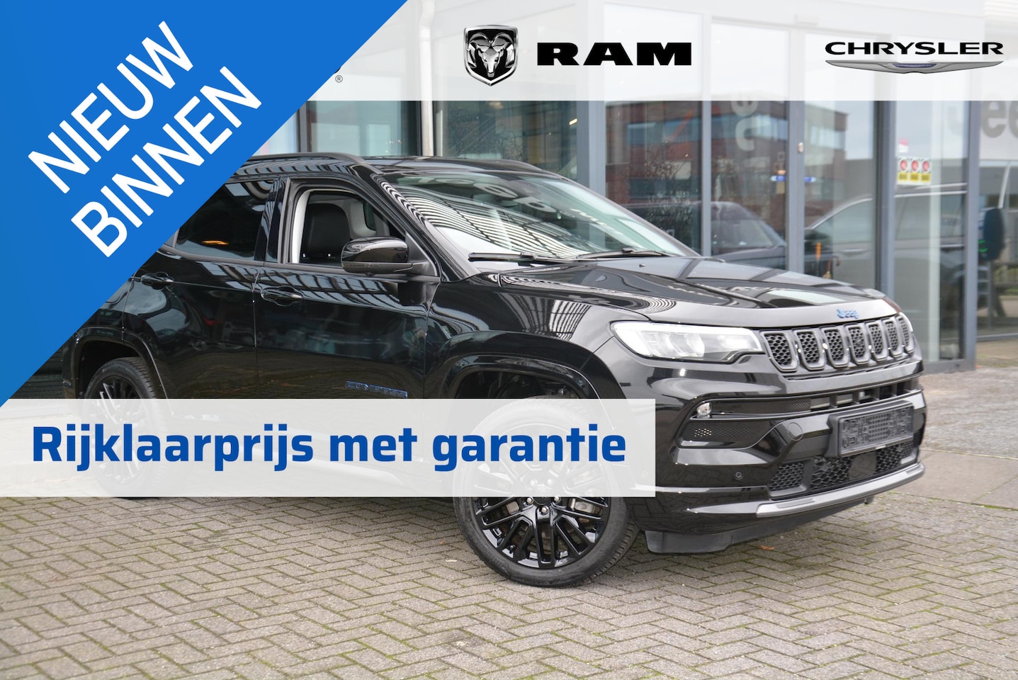 Jeep Compass - 4xe 240 Plug-in Hybrid Electric S | Memory | 360 camera | Winter pack | Rijklaarprijs 12 m - AutoWereld.nl