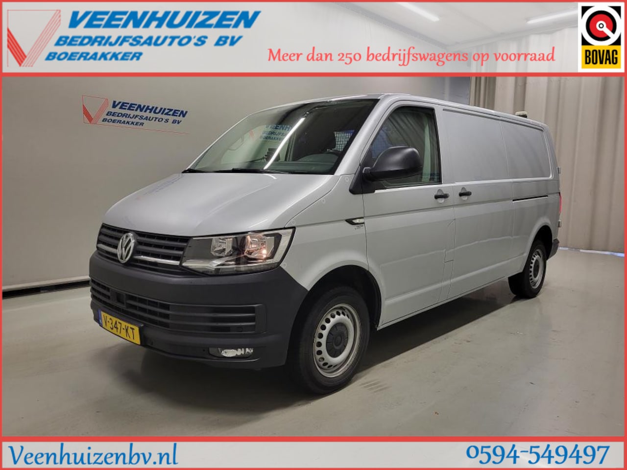 Volkswagen Transporter - 2.0TSI 150pk L2/H1 2X Schuifdeur Benzine! - AutoWereld.nl