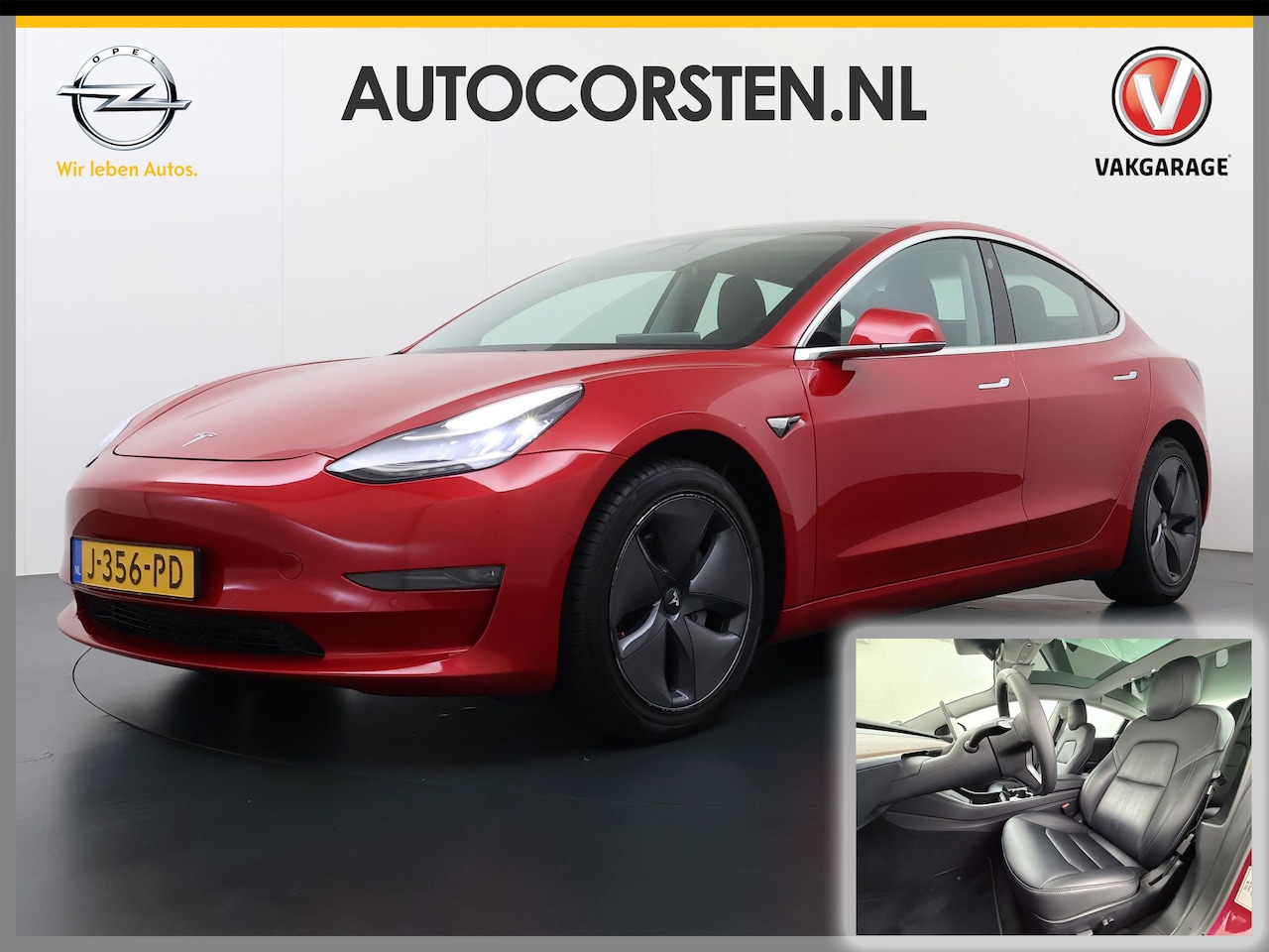 Tesla Model 3 - Long Range RWD Long Range AWD 75kWh 463PK Lmv FSD-3 Computer 18"Lm Premium Audio AutoPilot Panoramadak Ca - AutoWereld.nl