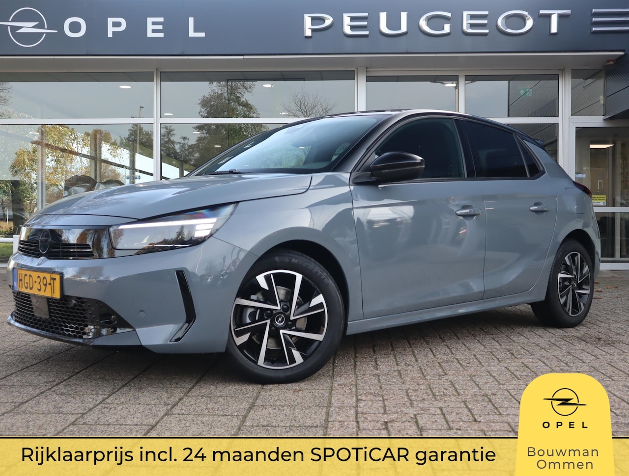 Opel Corsa - GS Turbo Hybrid 110pk eDCT automaat, Rijklaarprijs, Navigatie Camera Full LED verlichting - AutoWereld.nl