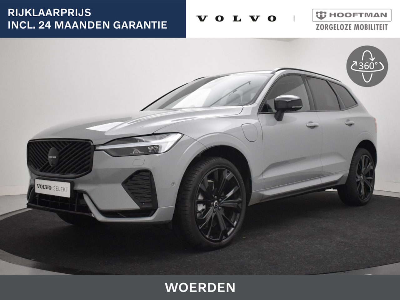 Volvo XC60 - T6 PLUG-IN HYBRID ULTRA BLACK EDITION *NIEUW MODEL* LUCHTVERING - AutoWereld.nl