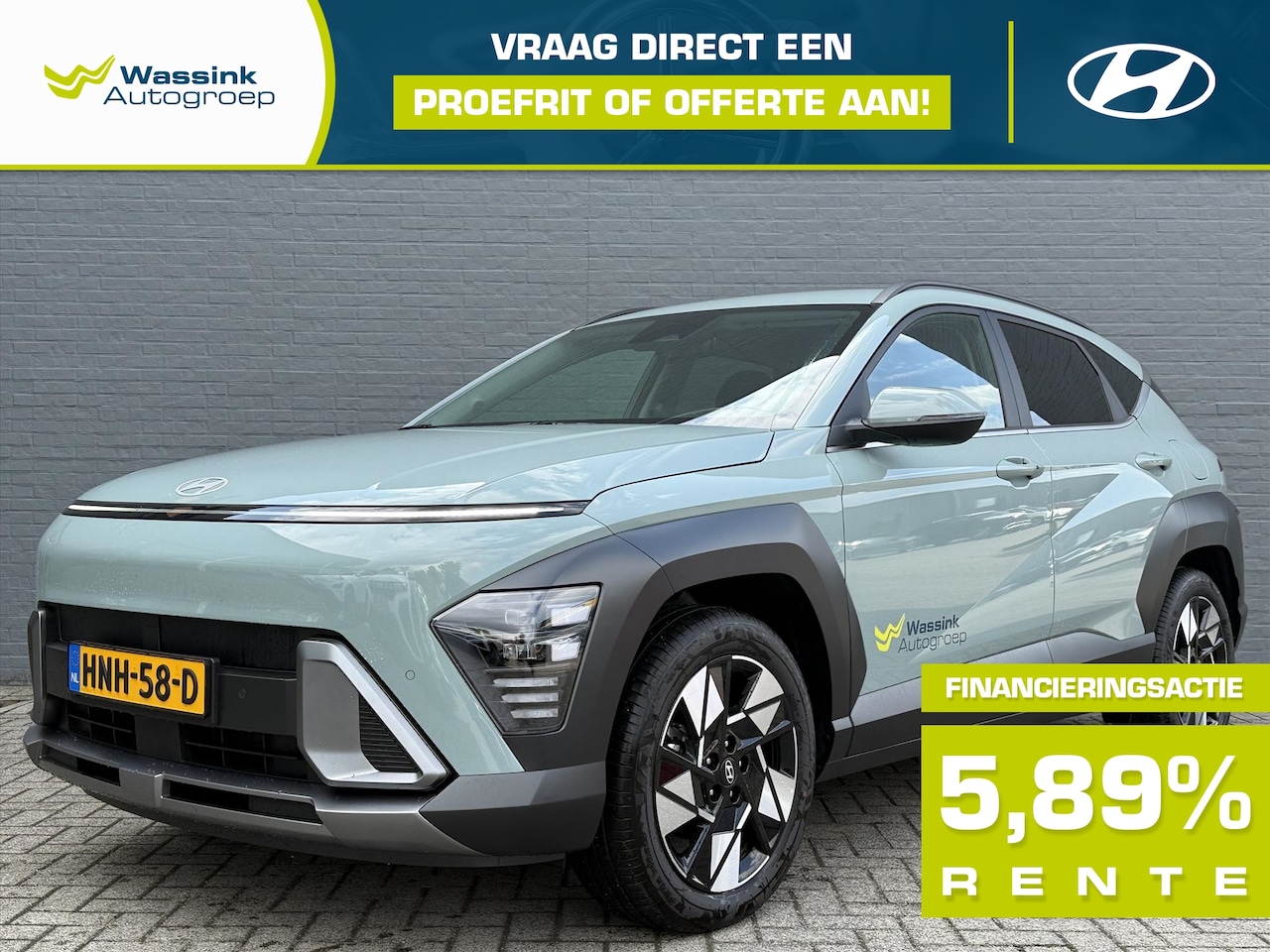 Hyundai Kona - New 1.6 GDI HEV 141pk DCT Comfort Sm - AutoWereld.nl