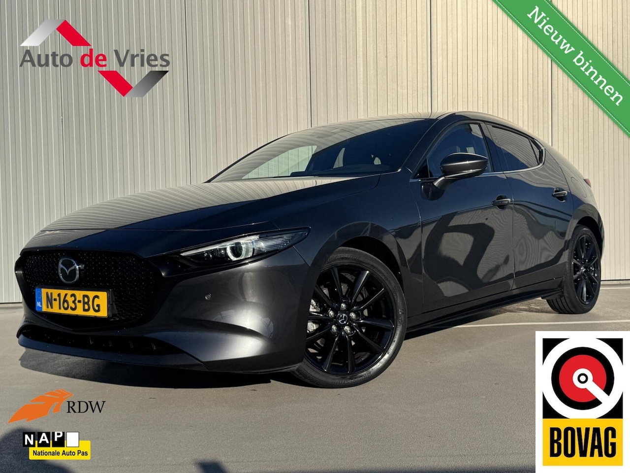 Mazda 3 - 2.0 e-SkyActiv-X M Hybrid 186 Luxury|Navi|Leder - AutoWereld.nl