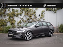 Volvo V90 - T8 Plug-in hybrid AWD Ultra Dark | 360 Graden camera | Trekhaak | Schuif-/kanteldak | Adap