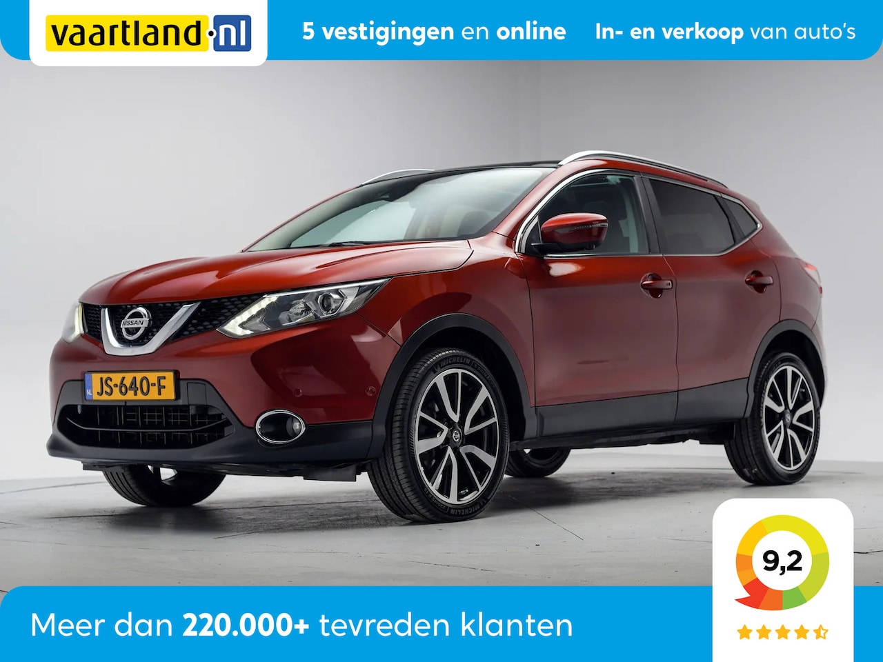Nissan Qashqai - 1.6 163pk Tekna [ Panorama Leder Navi Trekhaak ] - AutoWereld.nl