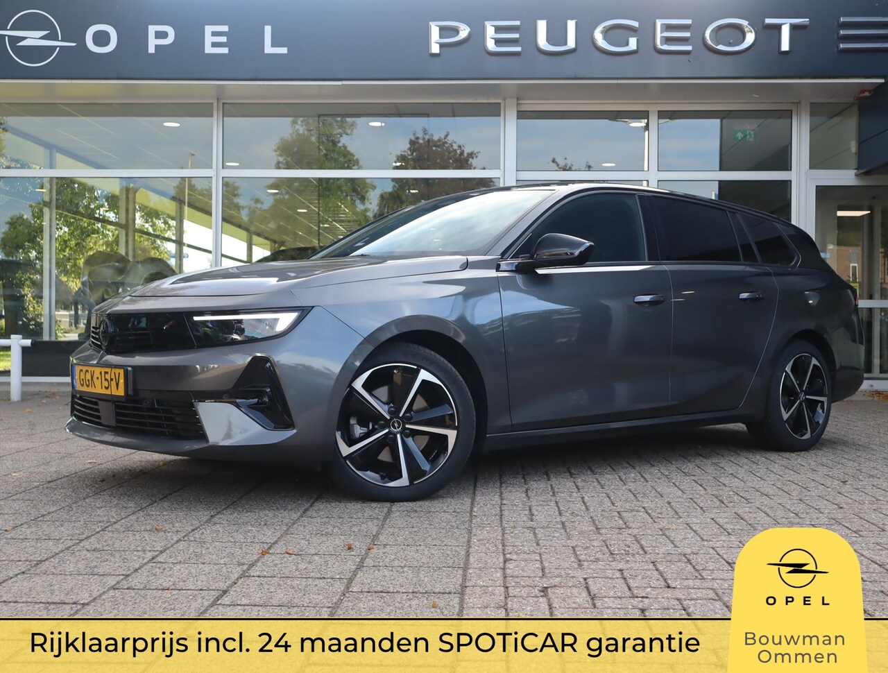Opel Astra Sports Tourer - GS Turbo Hybrid 145pk Start/Stop e-DCT automaat, Rijklaarprijs, Navigatie Stoel- stuur en - AutoWereld.nl