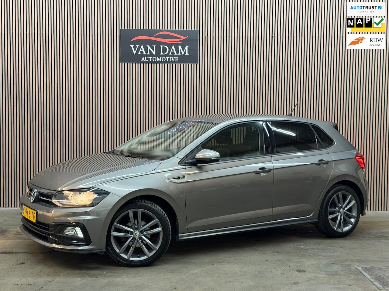 Volkswagen Polo - 1.0 TSI R-Line 2019 NAP VIRTUAL CAMERA CLIMA - AutoWereld.nl
