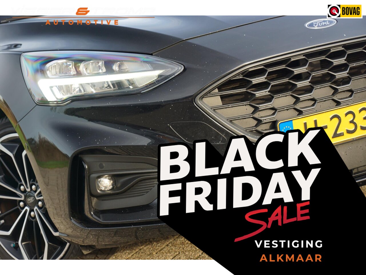 Ford Focus Wagon - 1.0 EcoBoost ST Line Business - Panther Black - Super Compleet - AutoWereld.nl