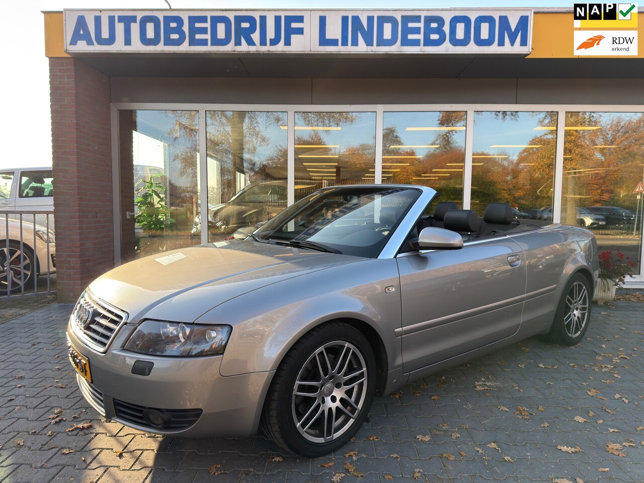 Audi A4 Cabriolet - 2.4 V6 Pro Line Cabrio Automaat Trekhaak - AutoWereld.nl