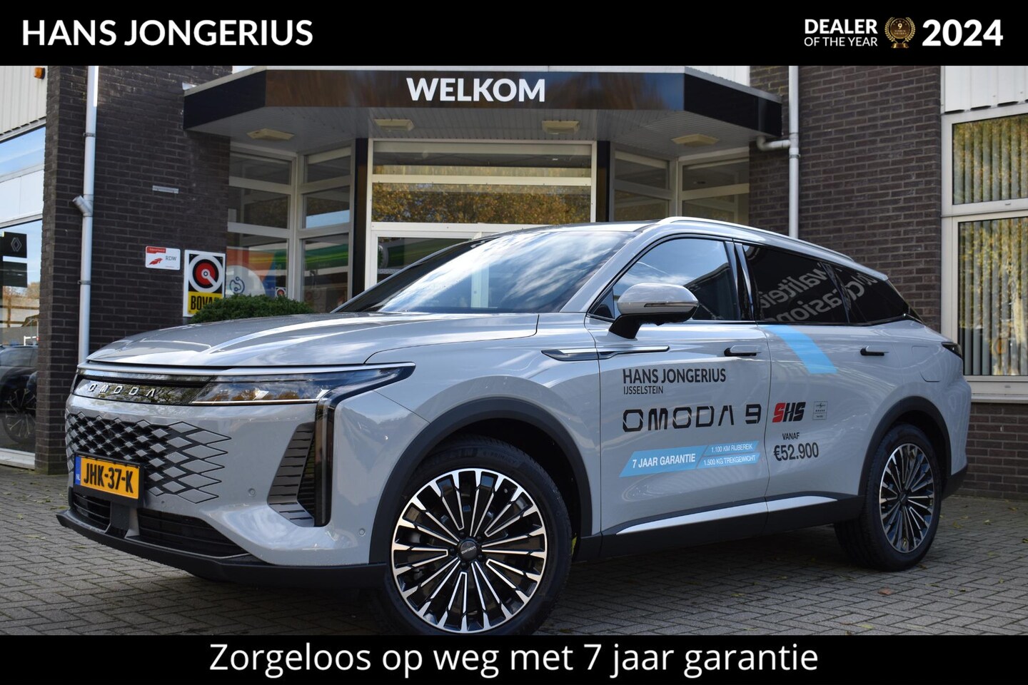 Omoda 9 - SHS Premium | SCHUIF/KANTELDAK | 360 CAMERA | LEDER | HUD | SONY | APPLECARPLAY/ANDROIDAUT - AutoWereld.nl