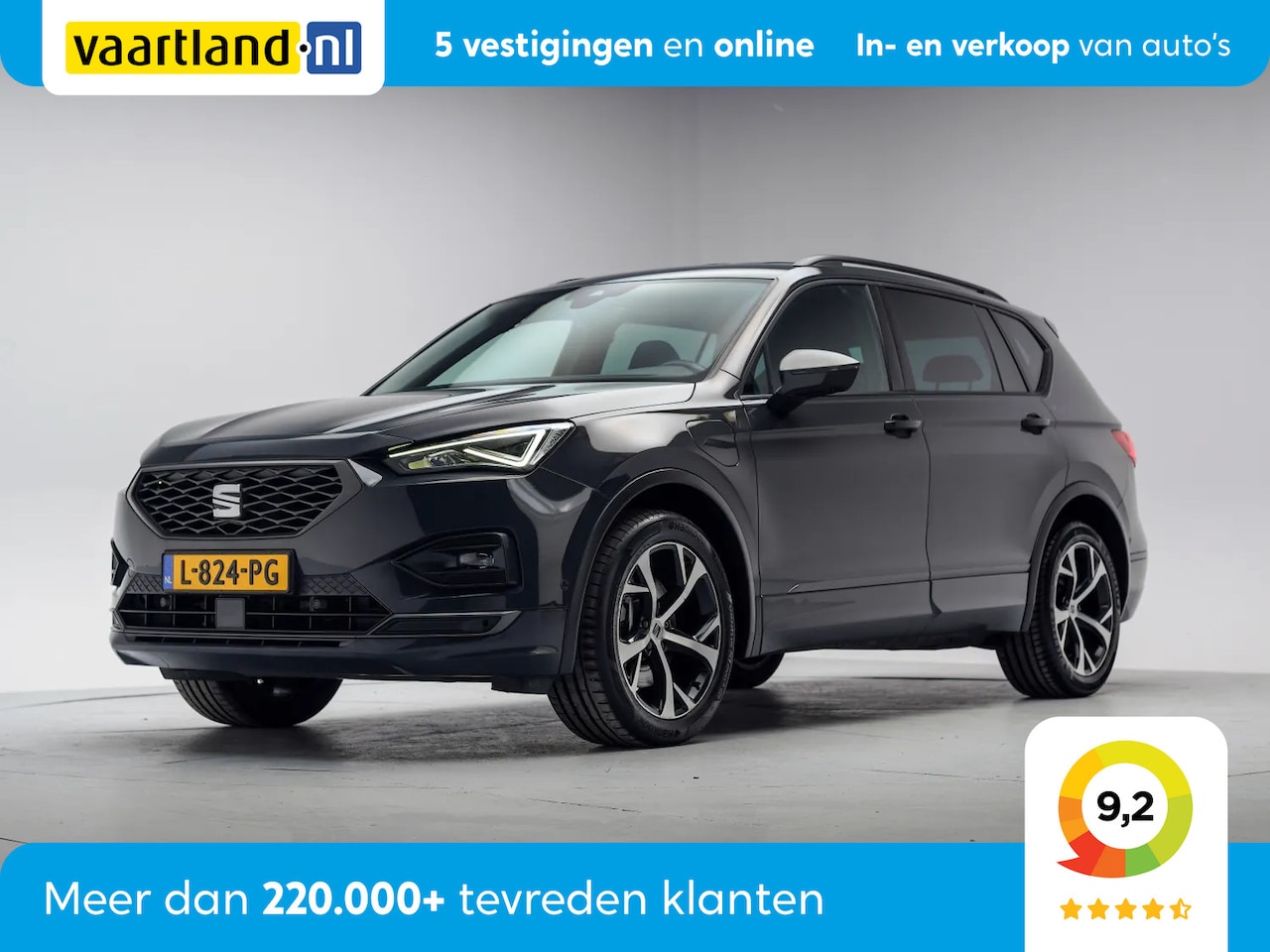 SEAT Tarraco - 1.4 TSI e-Hybrid PHEV FR Aut. [ Navi Adapt.cruise Virtual Keyless ] - AutoWereld.nl