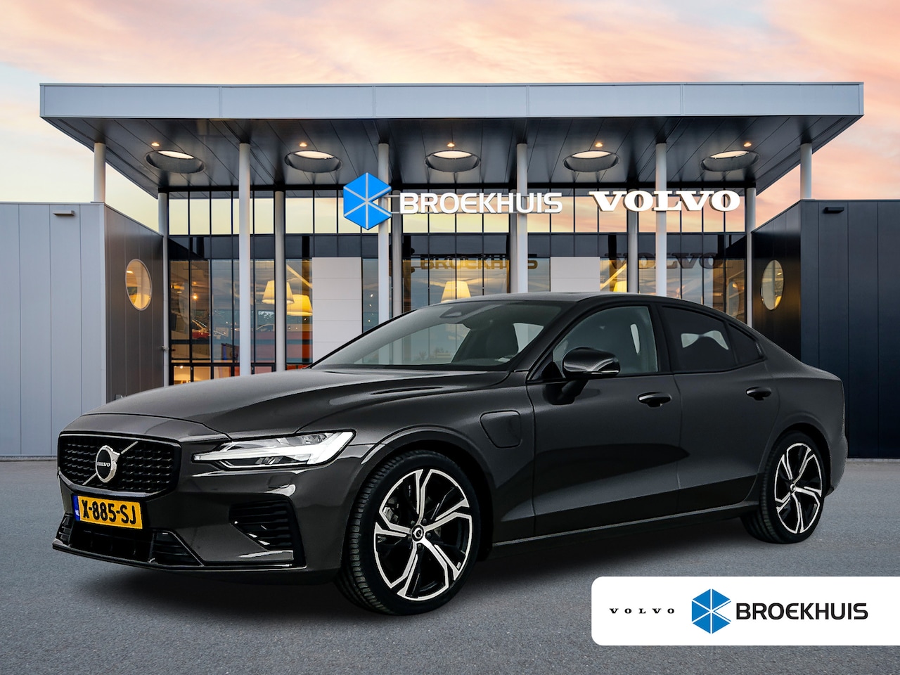 Volvo S60 - T6 Recharge Ultimate Dark | 19" | Sportstoelen | Trekhaak | Getint glas | Panoramadak | He - AutoWereld.nl