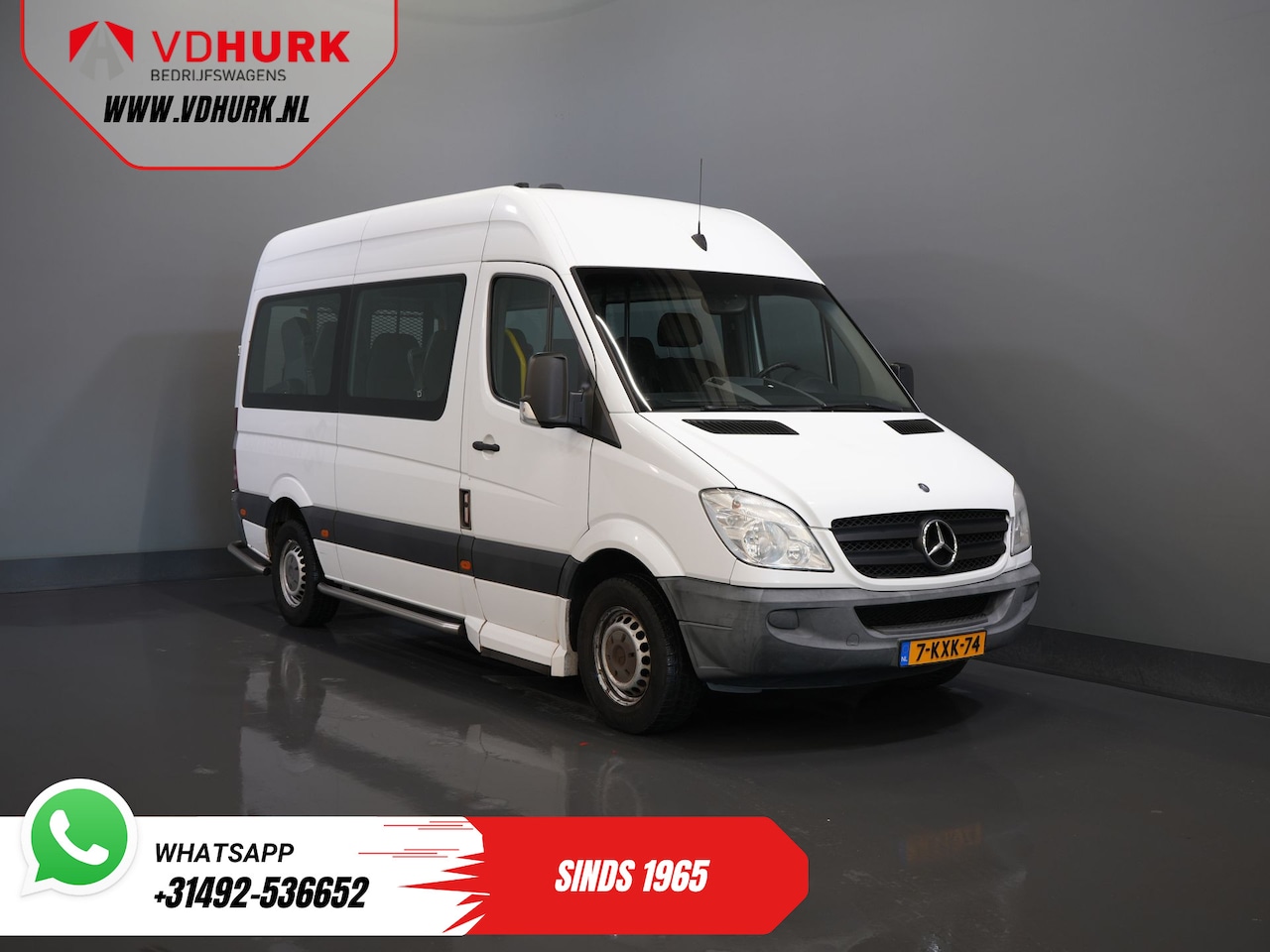 Mercedes-Benz Sprinter - 313 2.2 CDI Aut. L2H2 € 9.922 Incl. BTW EXPORT Combi/ 9 Persoons/ Kombi/ 9P/ Airco/ Rolsto - AutoWereld.nl