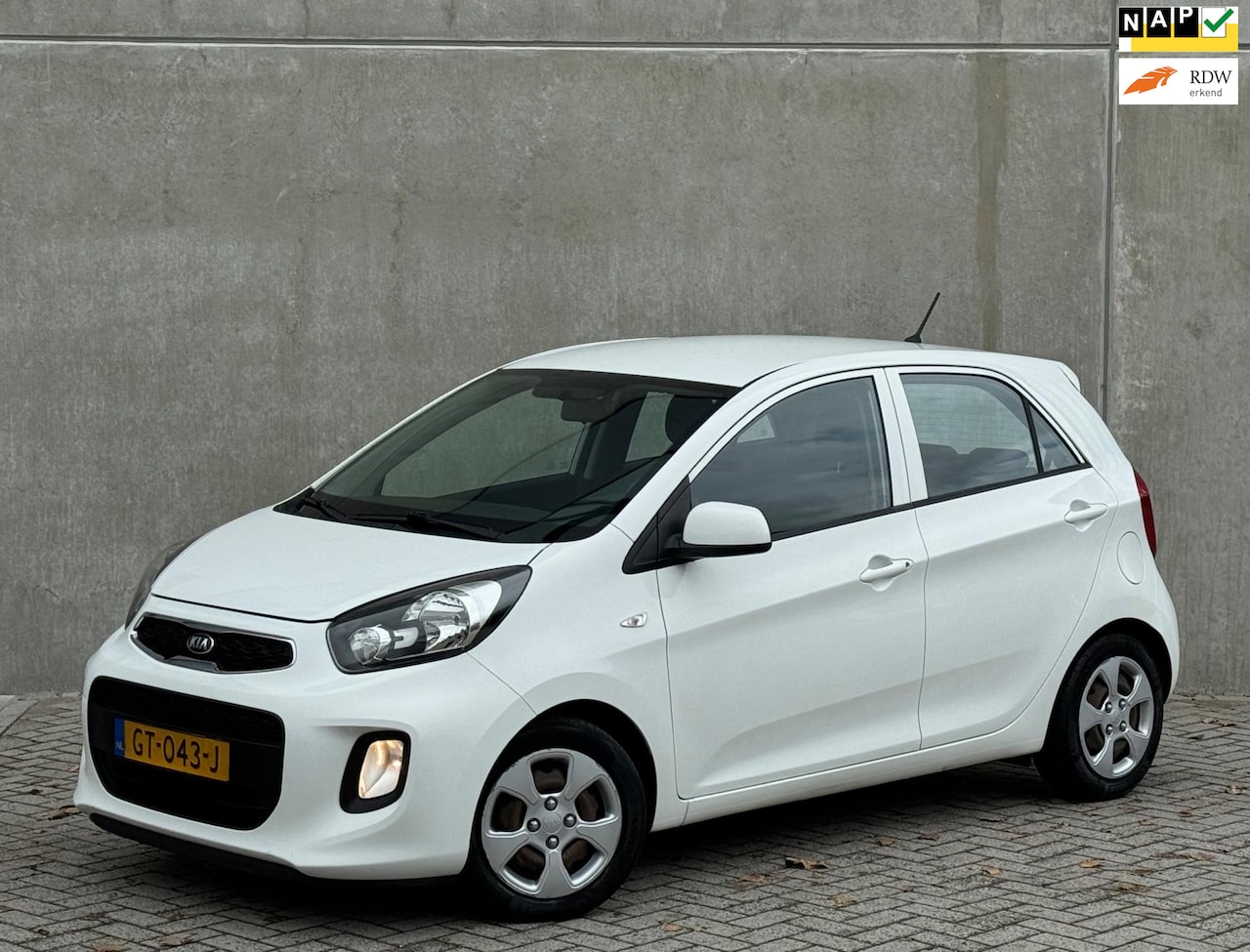 Kia Picanto - 1.0 CVVT 5-DRS 2015 Wit AIRCO|NAP|2E EIGENAAR - AutoWereld.nl
