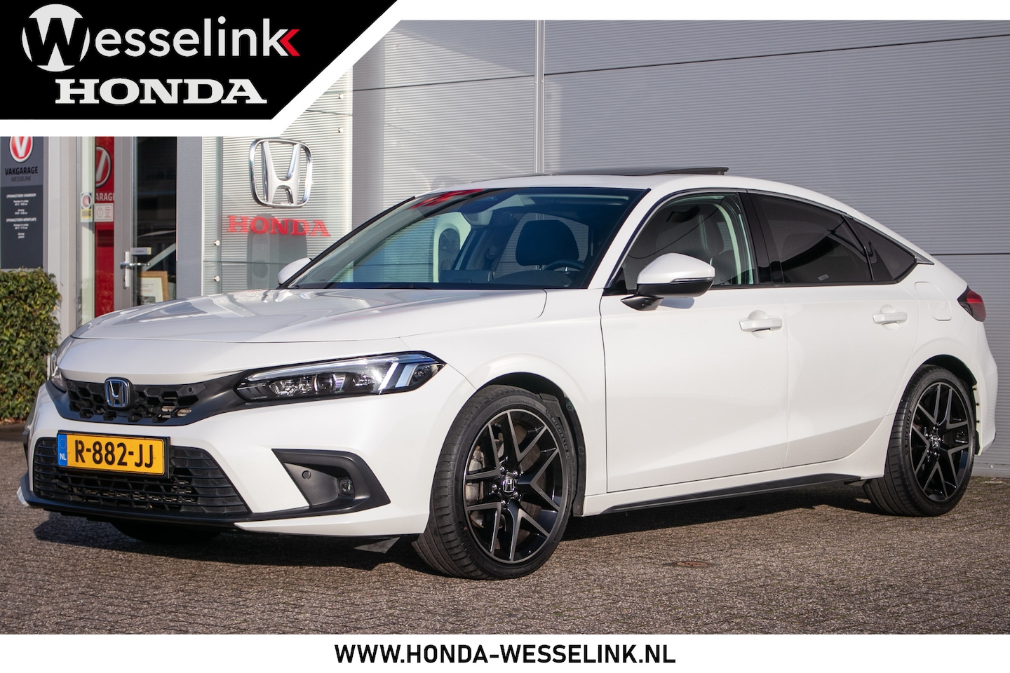 Honda Civic - 2.0 e:HEV Advance - Leder | Schuifdak | BTW auto - AutoWereld.nl
