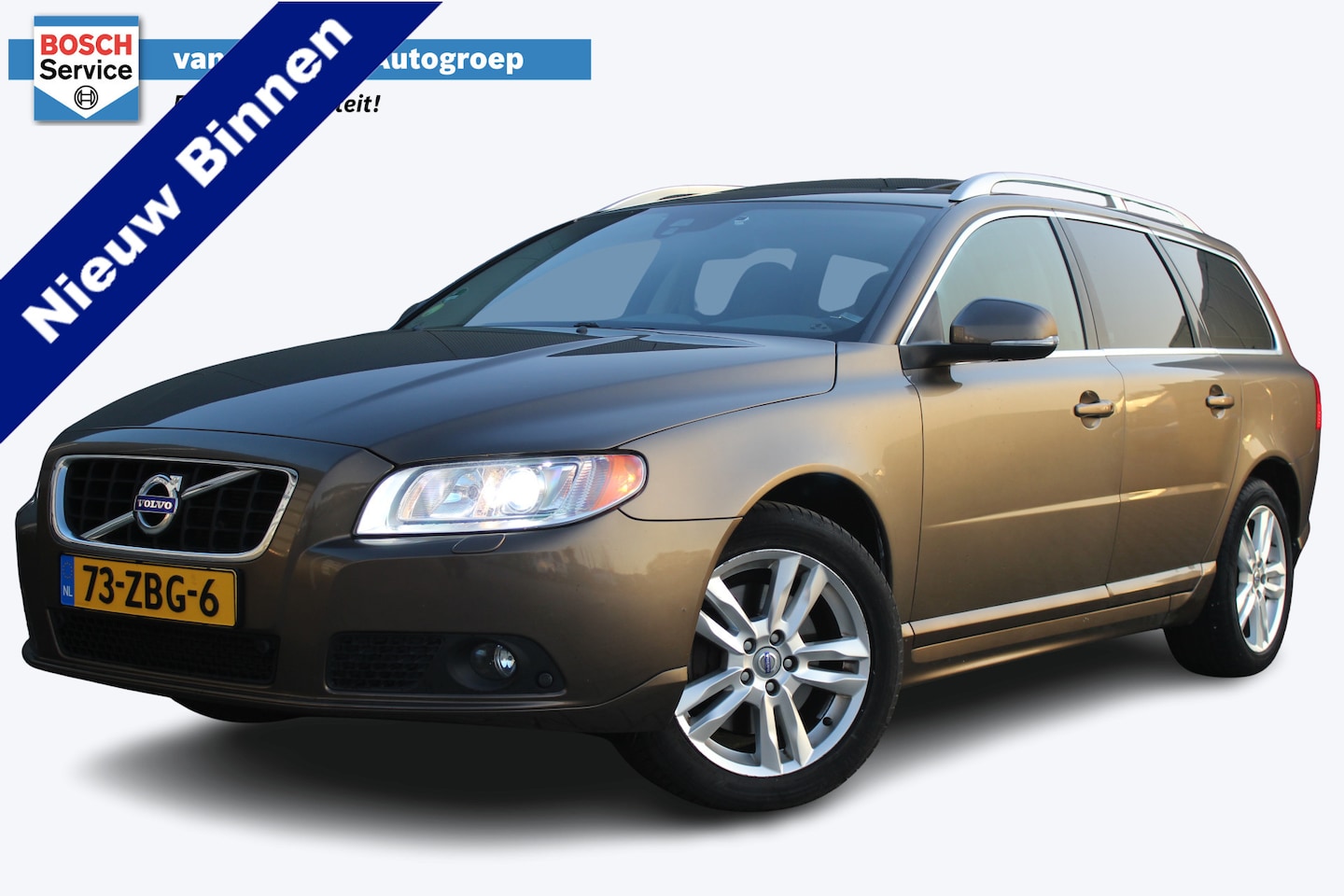 Volvo V70 - 2.0 D4 Limited Edition | 5-cilinder | Automaat | Trekhaak | Xenon | Schuif/kantel dak | Ge - AutoWereld.nl