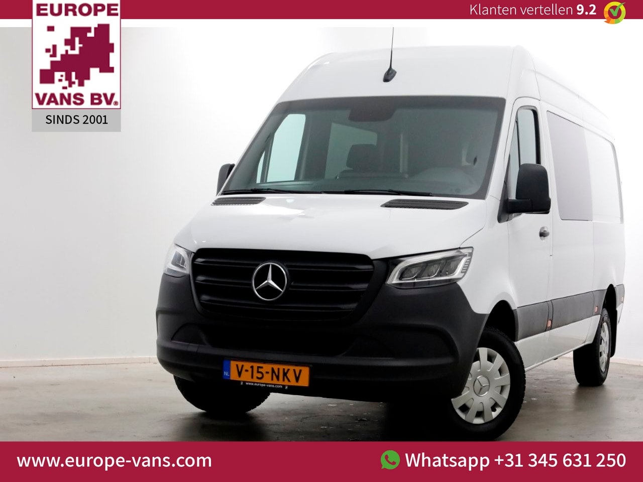 Mercedes-Benz Sprinter - 317 CDI 170pk RWD L2H2 D.C. LED/Navi/Camera/Trekhaak 3500kg 03-2021 - AutoWereld.nl