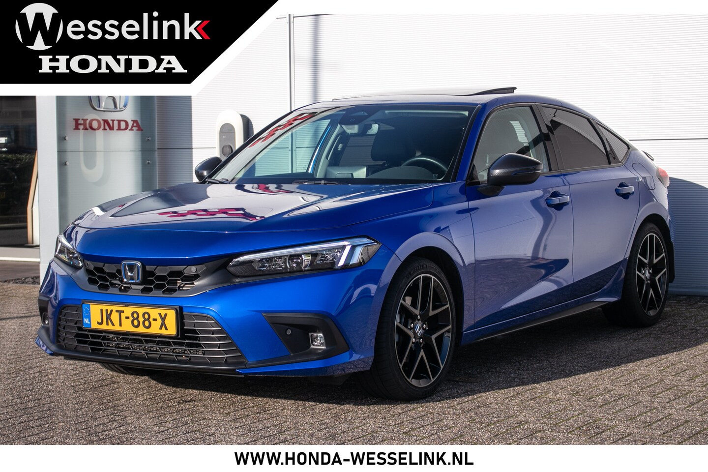 Honda Civic - 2.0 e:HEV Advance Carbon Pack - Leder | Schuifdak | BTW auto - AutoWereld.nl