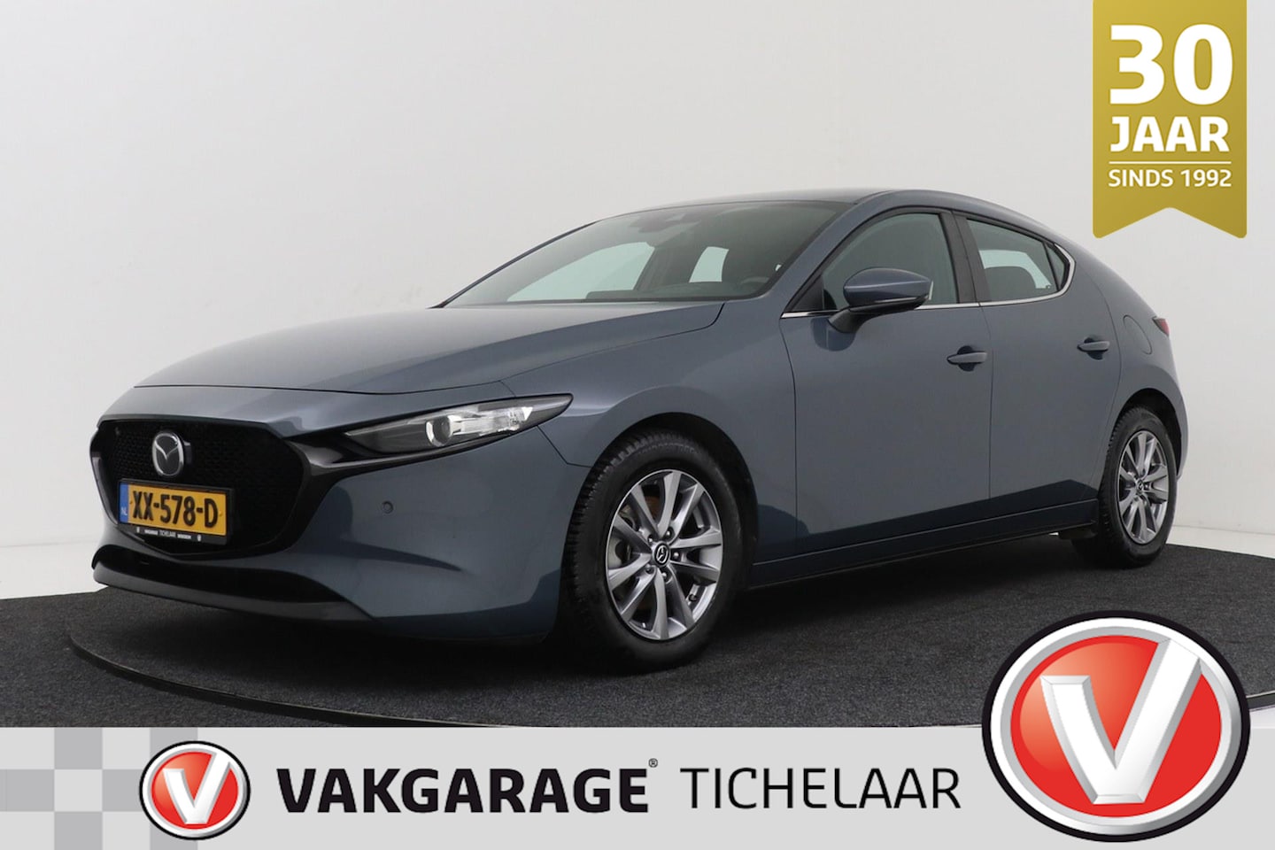 Mazda 3 - 2.0 e-SkyActiv-G M Hybrid 122 Comfort Bose | Org NL | CarPlay | Head-Up | Keyless | Stoelv - AutoWereld.nl