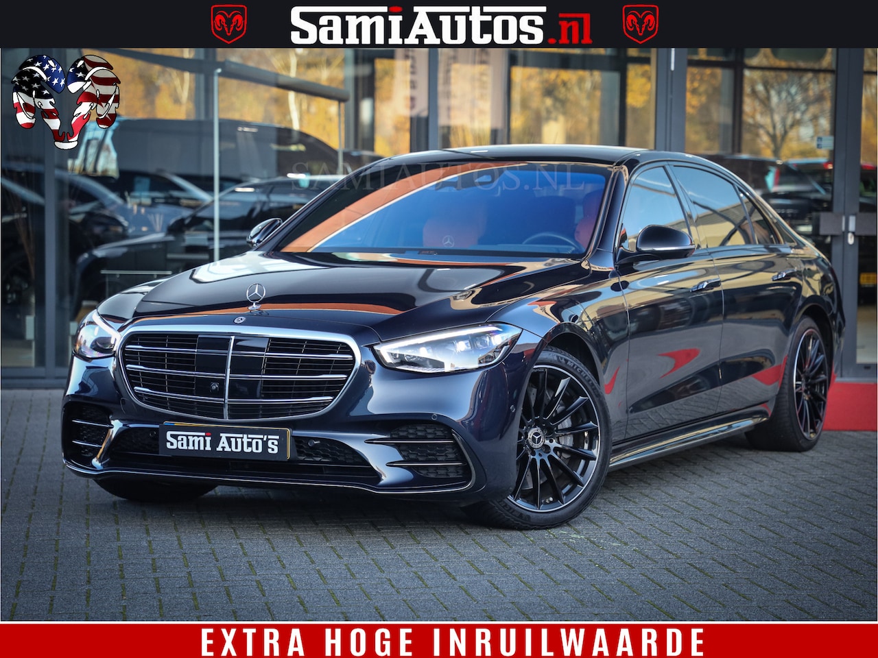 Mercedes-Benz S-klasse - AMG Line 580 510 PK 4 WIELSTURING 4MATIC LANG Origineel Nederlandse auto | Dealer Onderhou - AutoWereld.nl