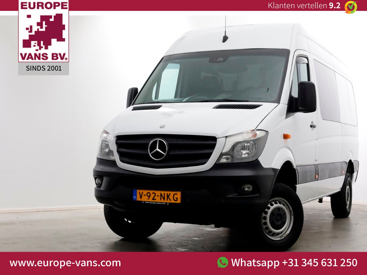 Mercedes-Benz Sprinter - 316 CDI 163pk Euro6 4x4 ZG3 L2H2 Automaat Airco/Camera 09-2014 - AutoWereld.nl