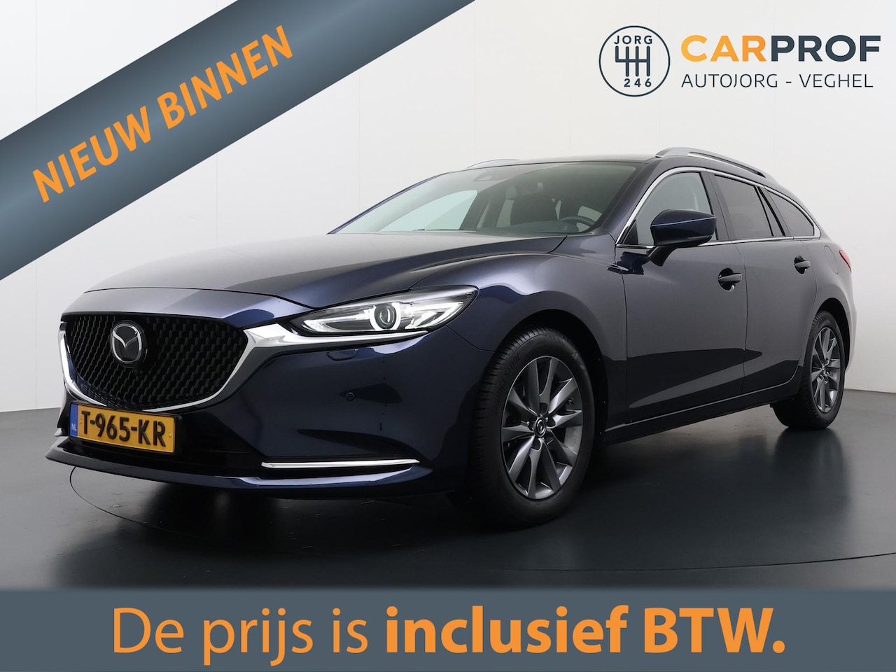 Mazda 6 Sportbreak - 2.0 SkyActiv-G 165 Centre-Line Trekhaak | 360 camera | Stoelverwarming | - AutoWereld.nl