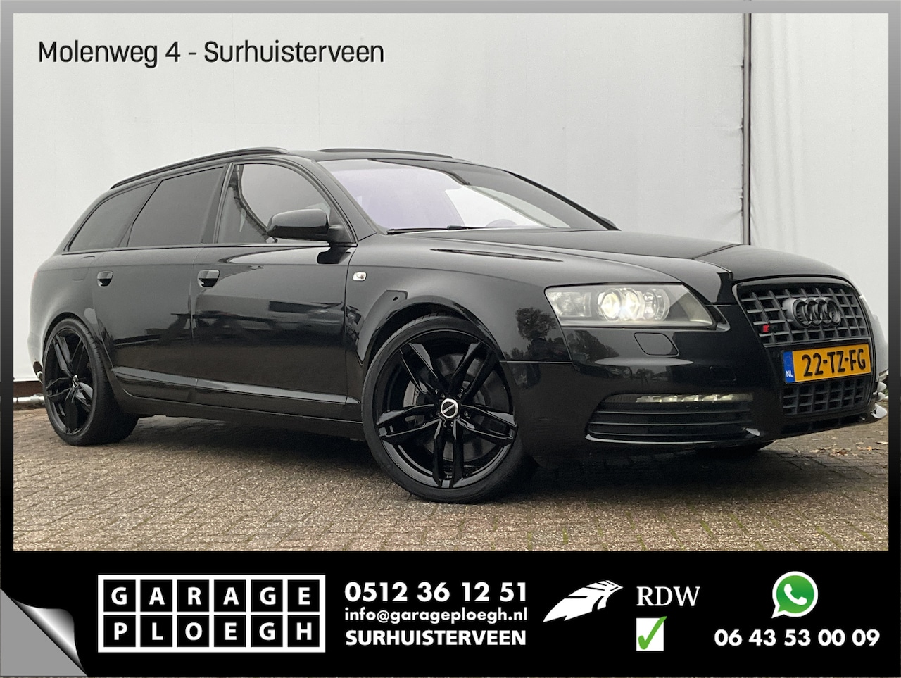 Audi S6 - Avant 5.2 FSI V10 S6 Pro Line 436PK Pano Leer Bose Memory Youngtimer Voll.Onderhouden! - AutoWereld.nl