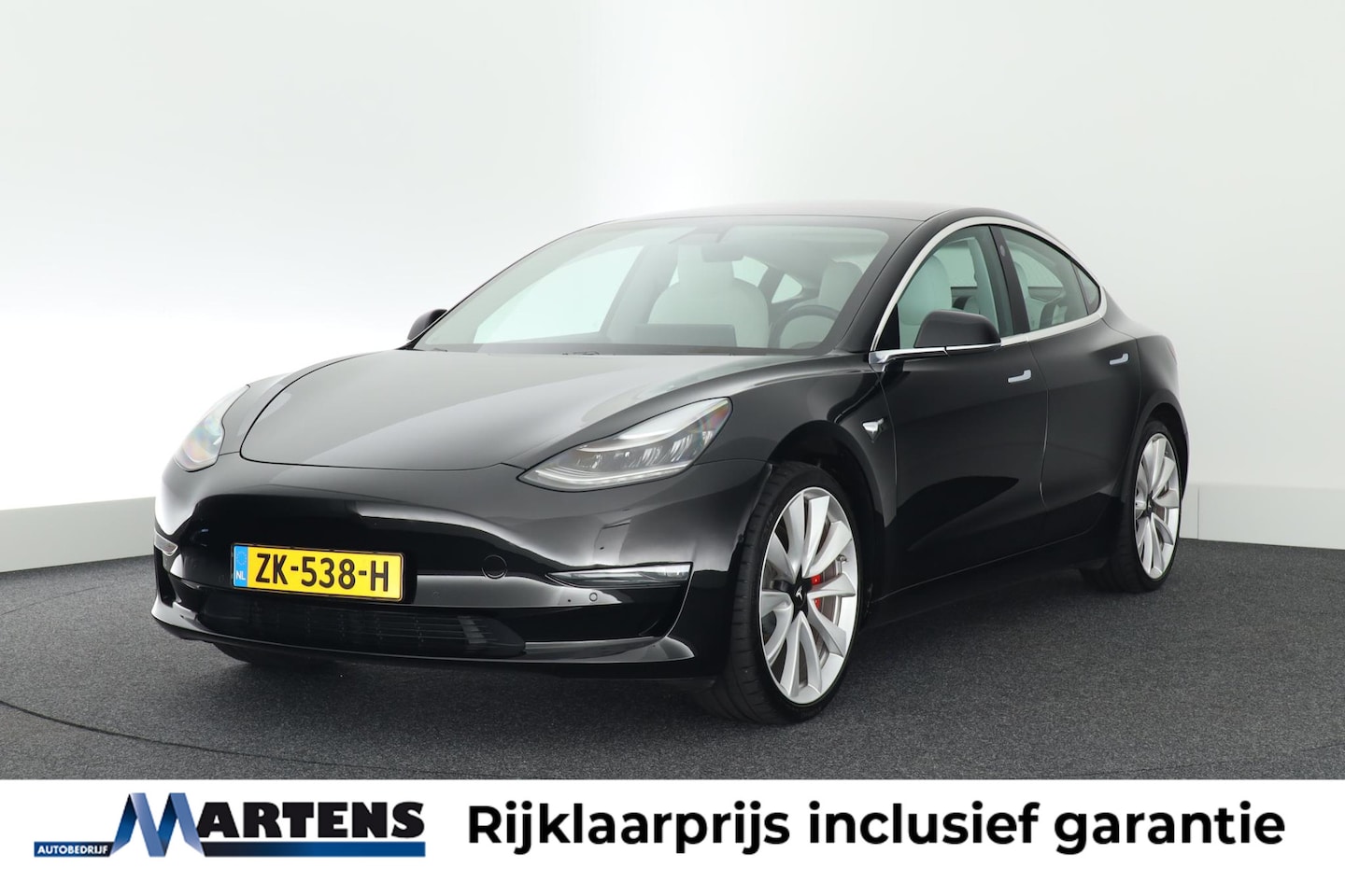 Tesla Model 3 - Performance AWD 462pk 75 kWh Wit Interieur Panoramadak LED Navigatie - AutoWereld.nl