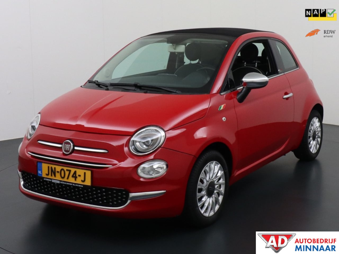 Fiat 500 C - CABRIO 0.9 TwinAir T Lounge | Airco | Bluetooth | - AutoWereld.nl