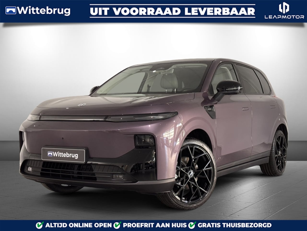 Leapmotor B10 - Design ProMax 67.1 kWh Volledig Elektrisch met 20 inch Lichtmetalen velgen, Lederen bekled - AutoWereld.nl
