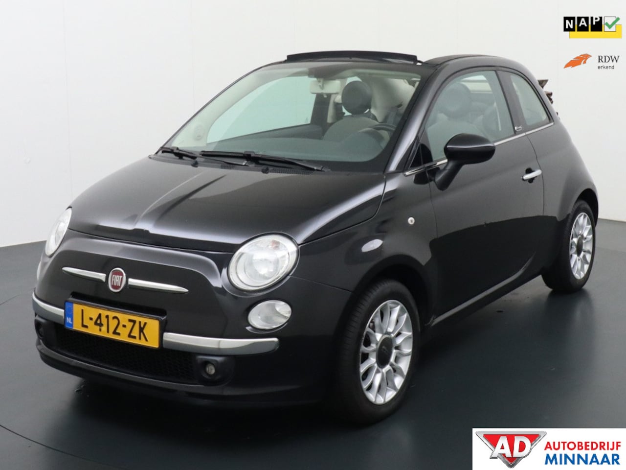 Fiat 500 C - 1.2 Pop | CABRIO dak | PDC | AIRCO | LMV - AutoWereld.nl