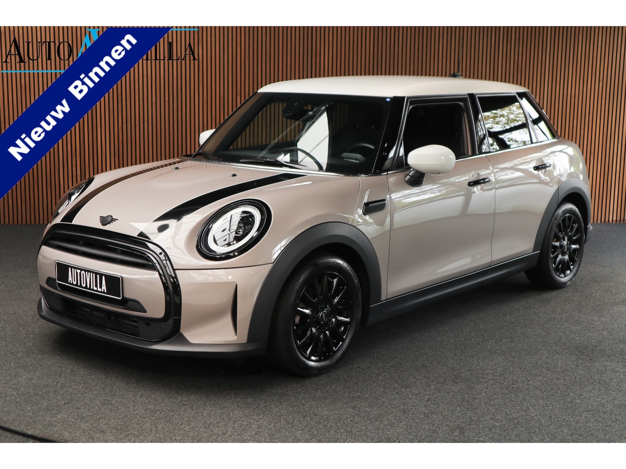 MINI Cooper - Mini 1.5 Navi Leer Camera PDC Carplay Keyless LM velgen Zwarte binnenhemel Stoelverwarming - AutoWereld.nl