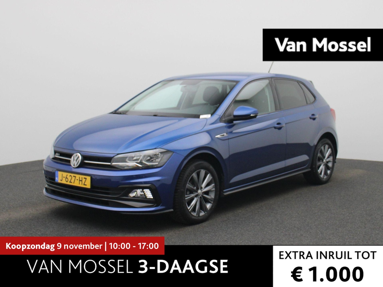 Volkswagen Polo - 1.0 TSI R-Line | Adaptieve Cruise Control | All Season Banden | Navigatie | Airco | App Co - AutoWereld.nl