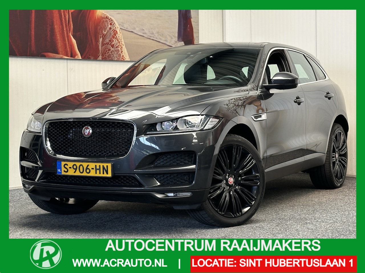 Jaguar F-Pace - 3.0 S/C PORTFOLIO AWD 35T LEDER NAVIGATIE CRUISE CONTROL PANORAMA SCHUIF/KANTELDAK MULTIME - AutoWereld.nl