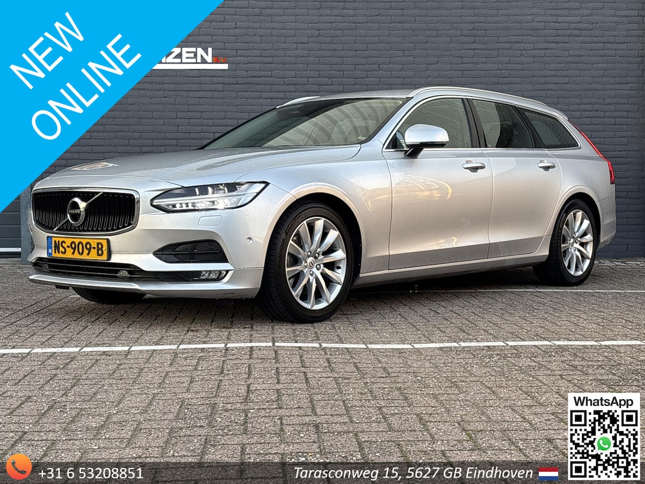 Volvo V90 - 2.0 D4 Inscription Automaat | Leder | Climate | Cruise | Navi | PDC | Stoelverwarming | - AutoWereld.nl