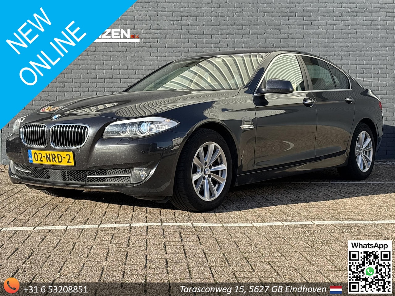 BMW 5-serie - 525d High Executive Automaat | Leder | Climate | Cruise | Navi | PDC | Stoelverwarming | - AutoWereld.nl