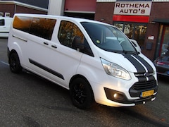 Ford Transit Custom - 2.0 TDCI 130PK L2H1 2016 EURO 6 DUB-CAB. 2x SCHUIFDEUR ZEER MOOI