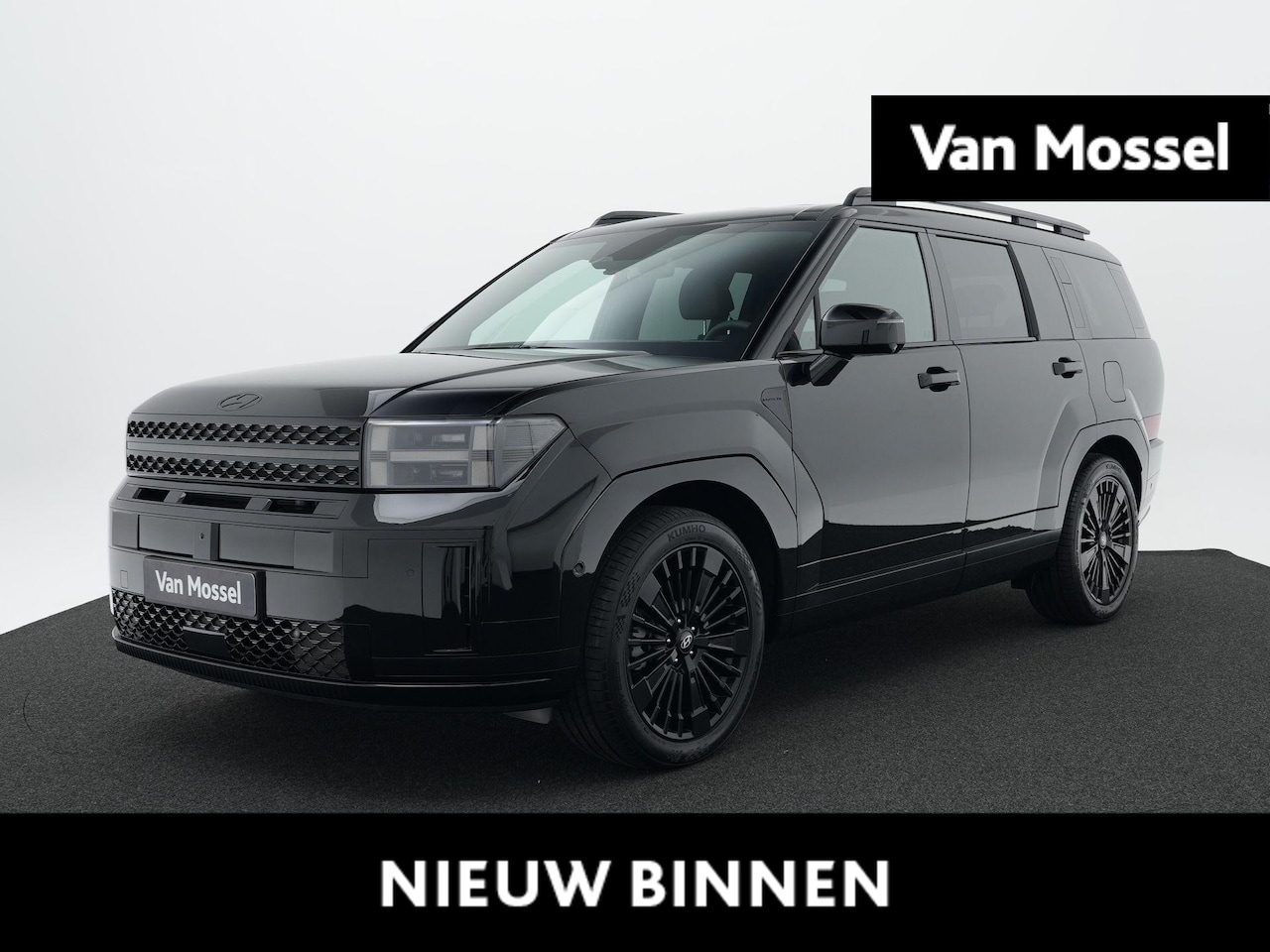 Hyundai Santa Fe - 1.6 T-GDI PHEV Black Line 4WD 7p. | Stoelverkoeling | Stoelverwarming | Adaptieve Cruise C - AutoWereld.nl